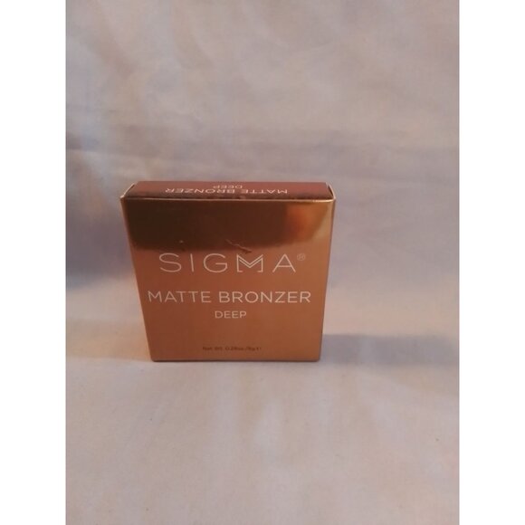 Sigma Matte Bronzer in Deep - 0.28 oz / 8g New in Box - Picture 1 of 3